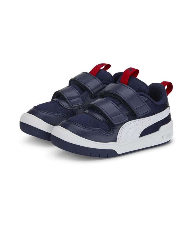 Zapatillas Puma Multiflex Mesh Niño Navy