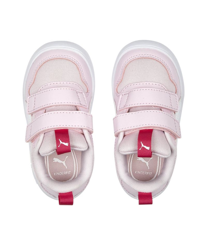 Zapatillas Puma Multiflex Mesh Niño Rosa