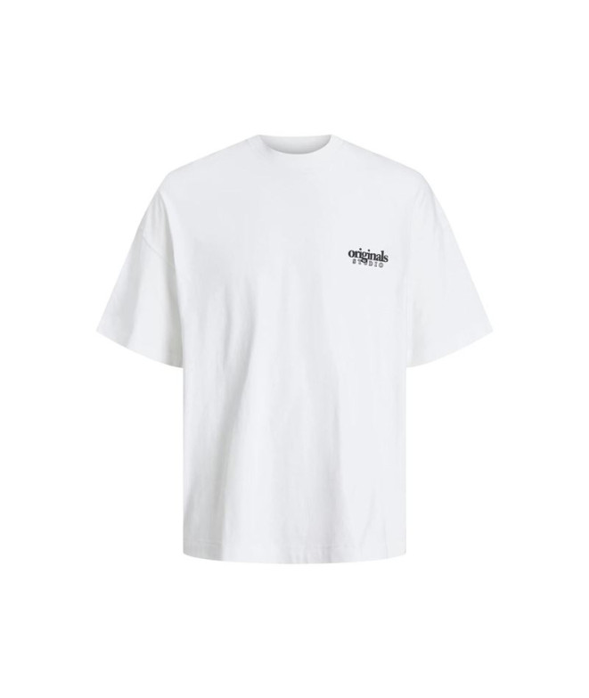 T-shirt Homme Jack And Jones bari Back Blanc