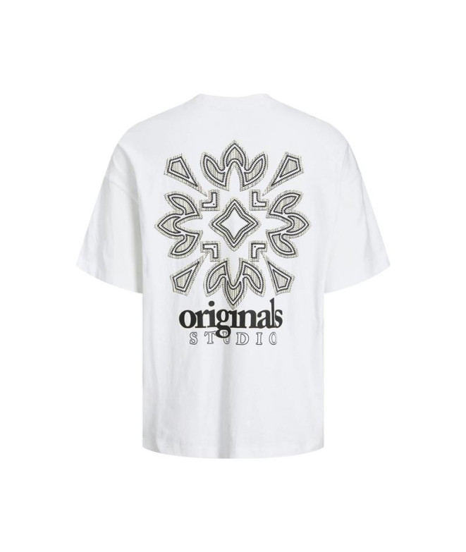 T-shirt Homme Jack And Jones bari Back Blanc