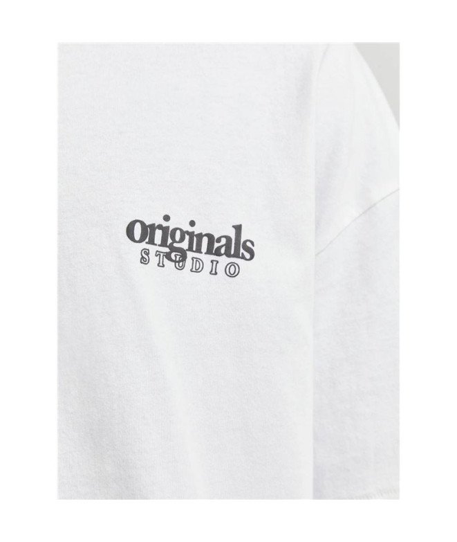 T-shirt Homme Jack And Jones bari Back Blanc