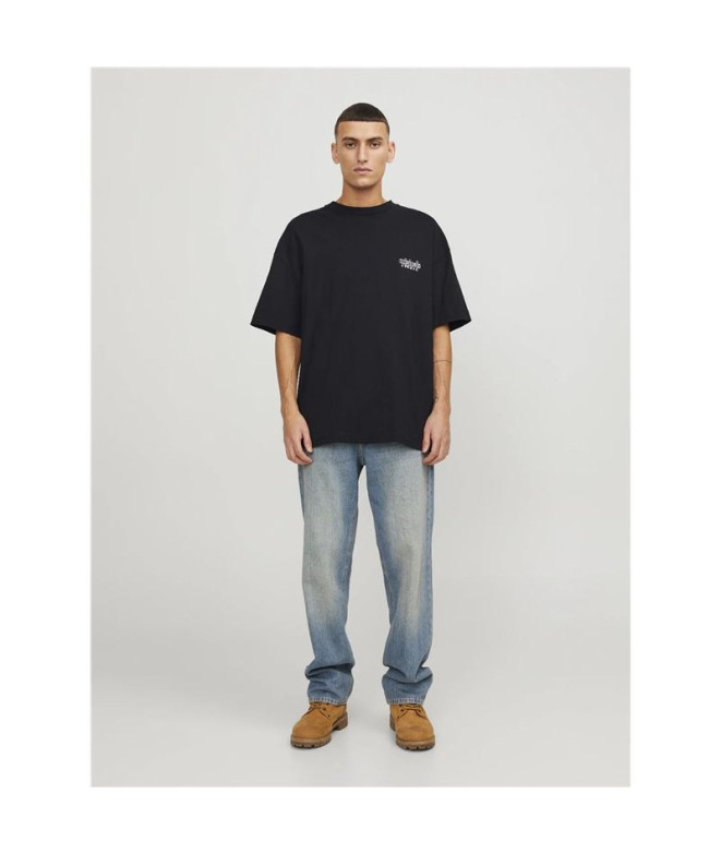T-shirt Homme Jack And Jones bari Back Noir