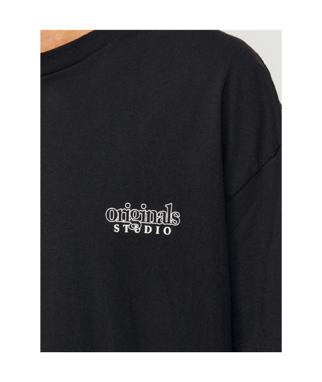T-shirt Homme Jack And Jones bari Back Noir