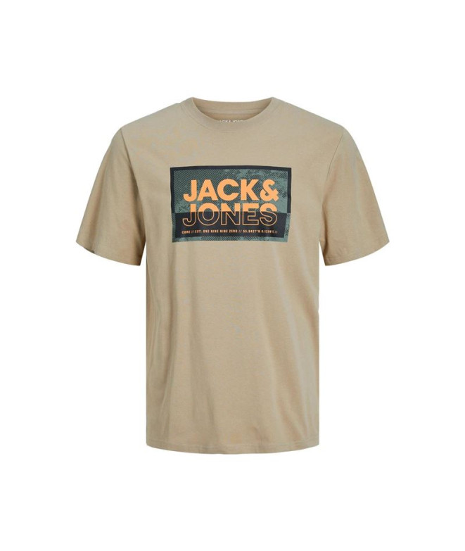 Camiseta Jack And Jones logan Hombre Marrón