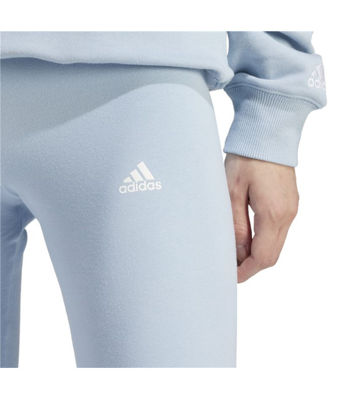 Leggings adidas Lin Leg Femme Bleu