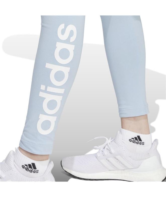 Leggings adidas Lin Leg Femme Bleu