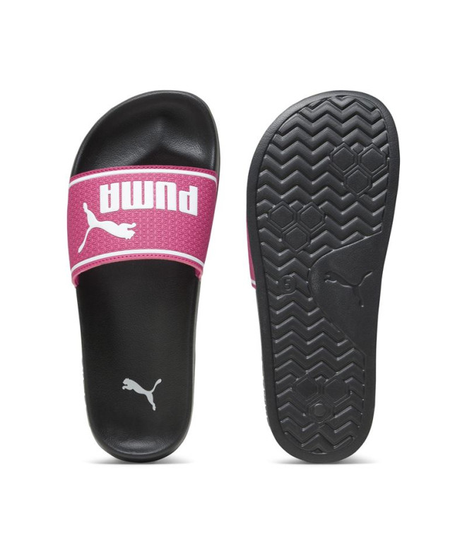 Chinelos Puma Leadcat 2.0 Mulher Preto-Rosa