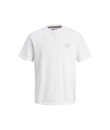 Camiseta Homem Jack And Jones lushield Bright White Camiseta Homem Jack And Jones lushield Bright White