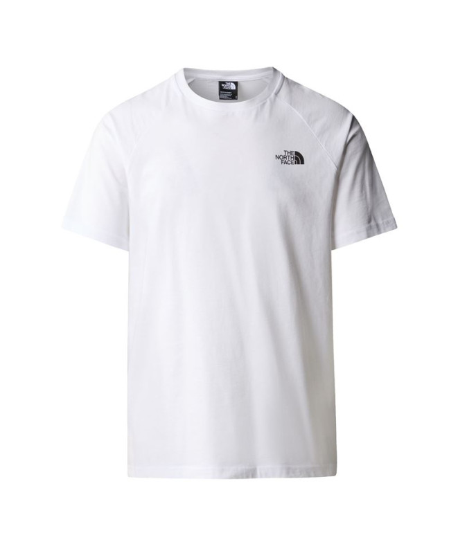 Camiseta de Montanha The North Face S/S North Faces Homem Branco