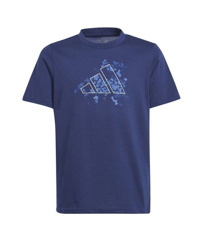 Camiseta de Fitness adidas Essentials Uni Train Infantil Azul