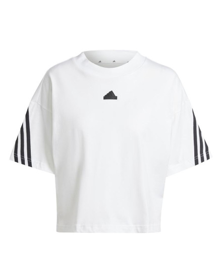 Camiseta adidas Future Icons 3-Stripes Mulher Branco