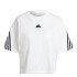 Camiseta adidas Future Icons 3 Bandas Mujer Blanco