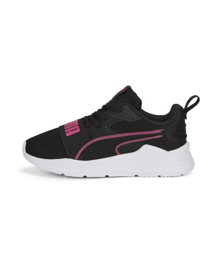 Chaussures de Puma Wired Run Pure Enfant Noir-Rose