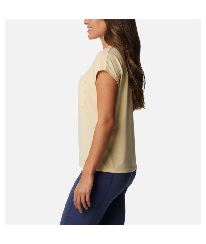 Camiseta Columbia Boundless Trek™ Mulher Amarelo