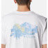 Camiseta de Montanha Columbia Explorers Canyon™ Back Homem Branco