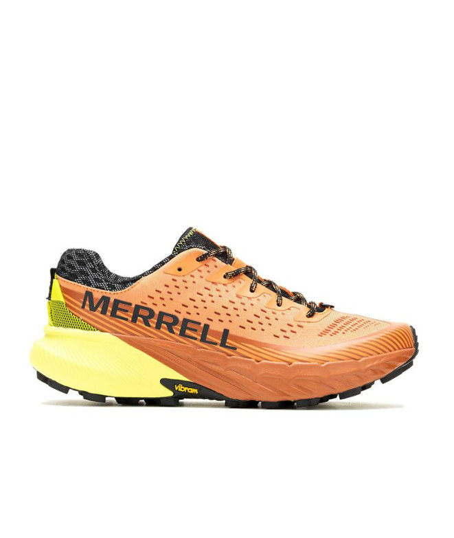 Sapatilhas de Trail Merrell Agility Peak 5 - Laranja/Amarelo Homem