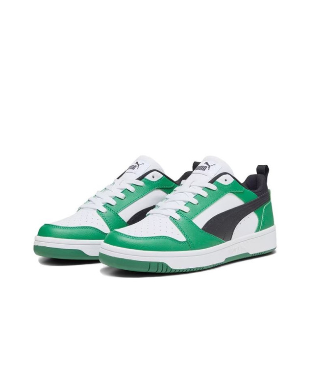 Sapatilhas de Puma Rebound V6 Lo Infantil Verde