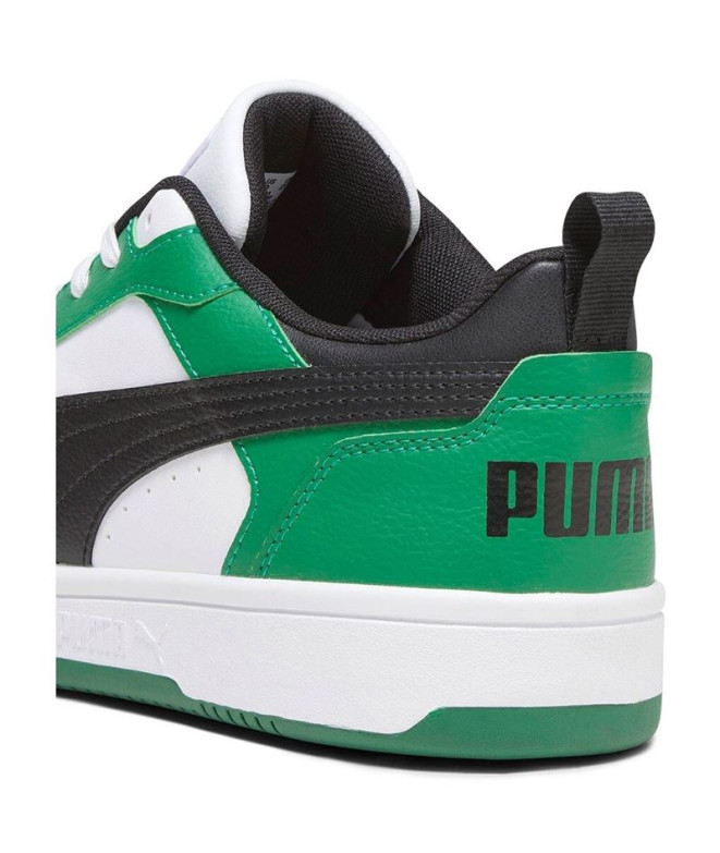Sapatilhas de Puma Rebound V6 Lo Infantil Verde