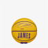 Bola de basquete Wilson NBA Player Icon Mini Lebron Amarelo