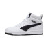Chaussures Puma Rebound V6 Mid Enfant Blanc-Noir