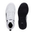 Chaussures Puma Rebound V6 Mid Enfant Blanc-Noir