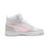 Chaussures Puma Rebound V6 Mid Enfant Blanc-Rose