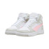 Sapatilhas Puma Rebound V6 Mid Infantil Branco-Rosa