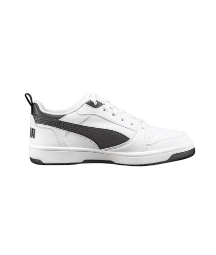 Sapatilhas da Puma Rebound V6 Low Infantil branco-preto