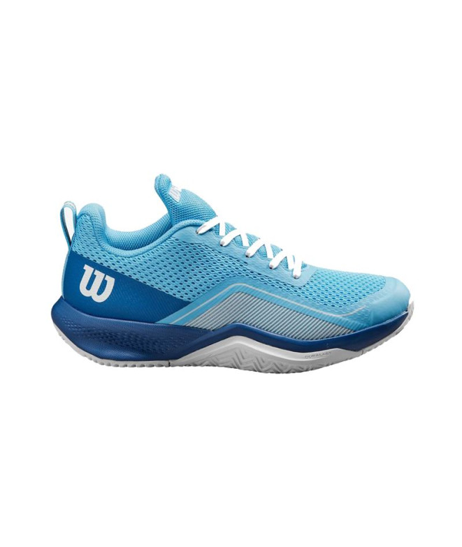 Zapatillas de Tenis Wilson Rush Pro Lite Bonnie Mujer Azul/Blanco