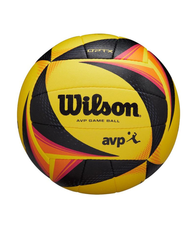 Balle Volley-ball Wilson de Optx Avp Vb Official Yellow/Black/Orange