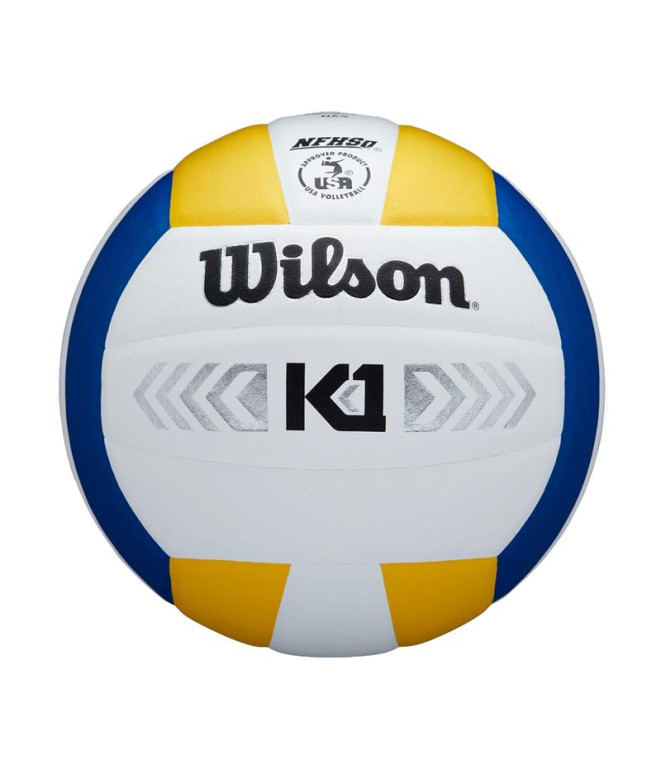 Bola Voleibol Wilson da K1 Azul/branco/amarelo