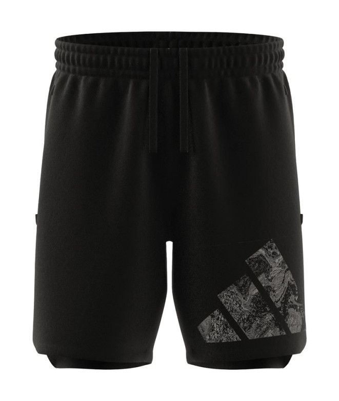 Pantalons by Fitness adidas Essentials Workout Logo Homme Black