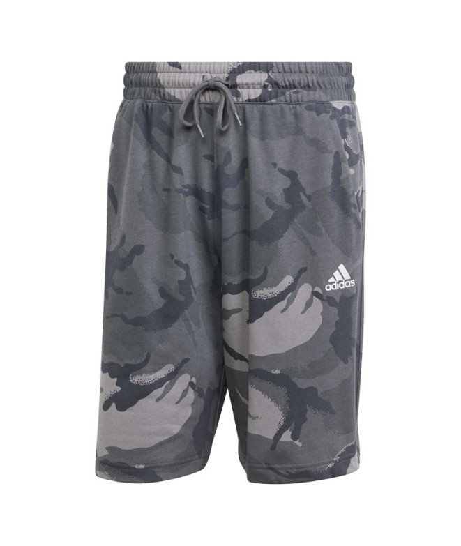 Calça adidas Camo Homem Cinzento