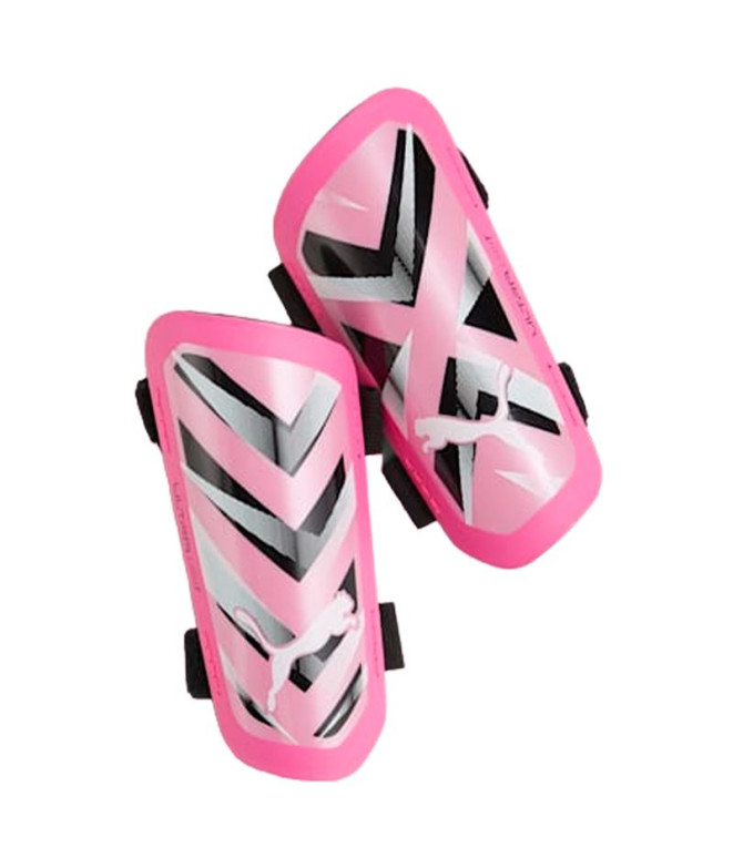 Caneleiras Futebol de Puma ULTRA Light Strap Poison Pink Homem