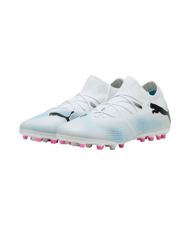 football Bottes Puma Future 7 Match MG blanc/noir