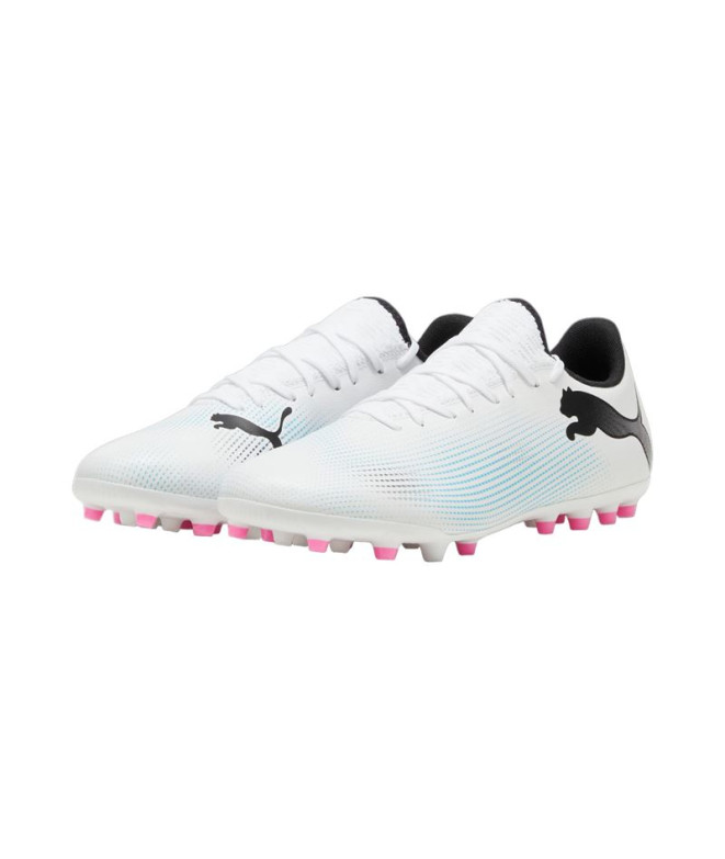 Bottes de football Puma Future 7 Play MG Blanc