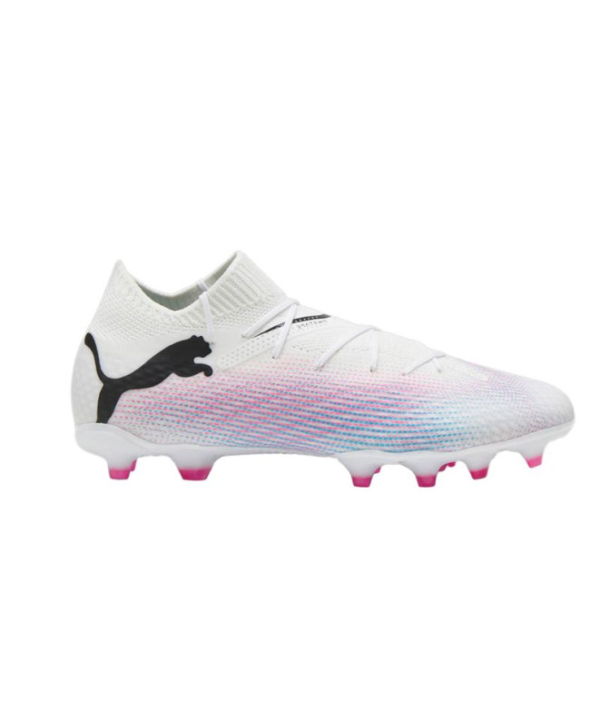 football Chaussures de Puma Future 7 Pro FG/AG White Enfant