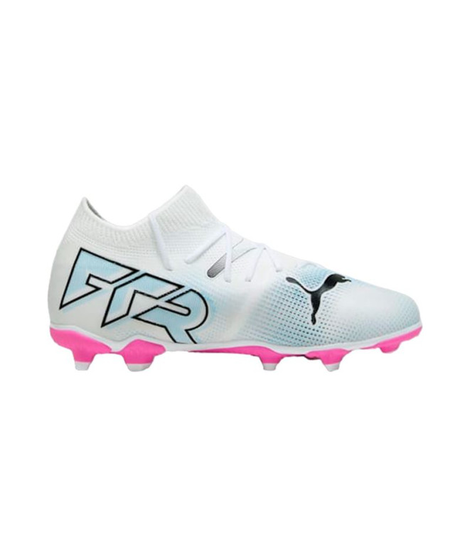 Bottes à partir de football Puma Future 7 Match FG/AG White Enfant