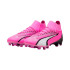 Bottes de football Puma Ultra Pro FG/AG Rose Blanc
