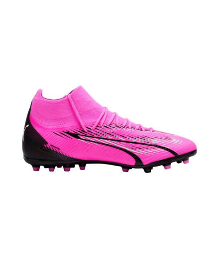 football Puma Ultra Pro MG Pink White Boots 2