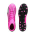 Botas de futebol Puma Ultra Pro MG Rosa Branco