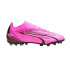 Bottes de football Puma Ultra Match MG Rose Blanc