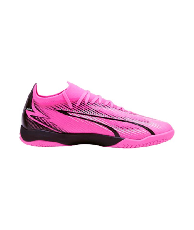 Chaussures de football sala Puma Ultra Match Rose Blanc