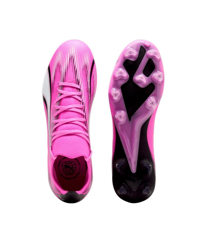 futebol Mulher Botas Puma Ultra Match FG/AG Rosa