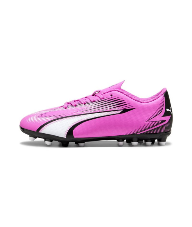 futebol Botas Puma Ultra Playt MG Rosa Infantil