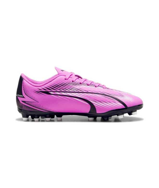 Botas de futebol Puma Ultra Playt MG Rosa Infantil