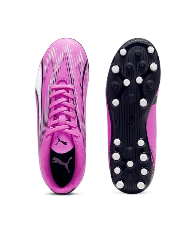 Botas de futebol Puma Ultra Playt MG Rosa Infantil