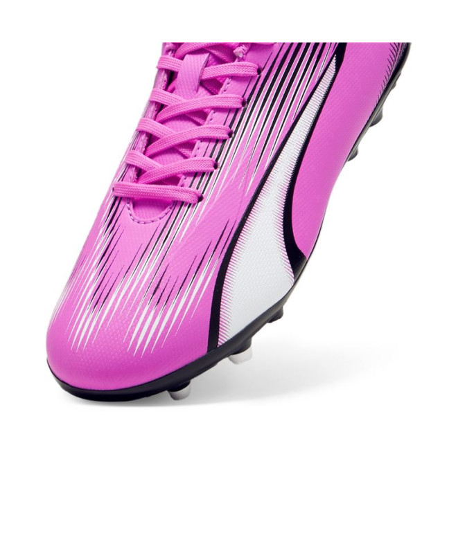 Botas de futebol Puma Ultra Playt MG Rosa Infantil