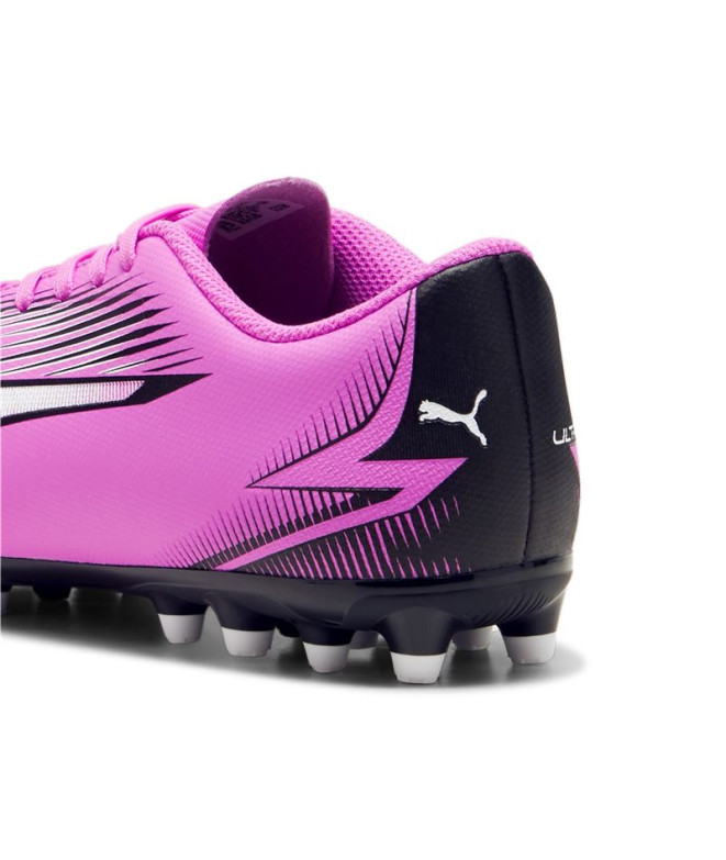 Botas de futebol Puma Ultra Playt MG Rosa Infantil