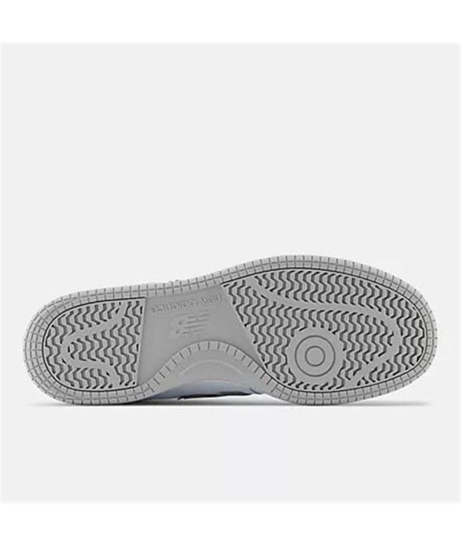 Chaussures New Balance 480 Homme Blanc-Gris